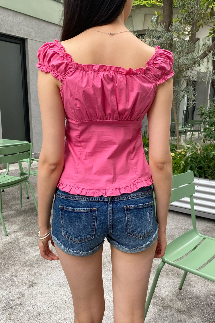 Elena Top | Hot Pink / XS