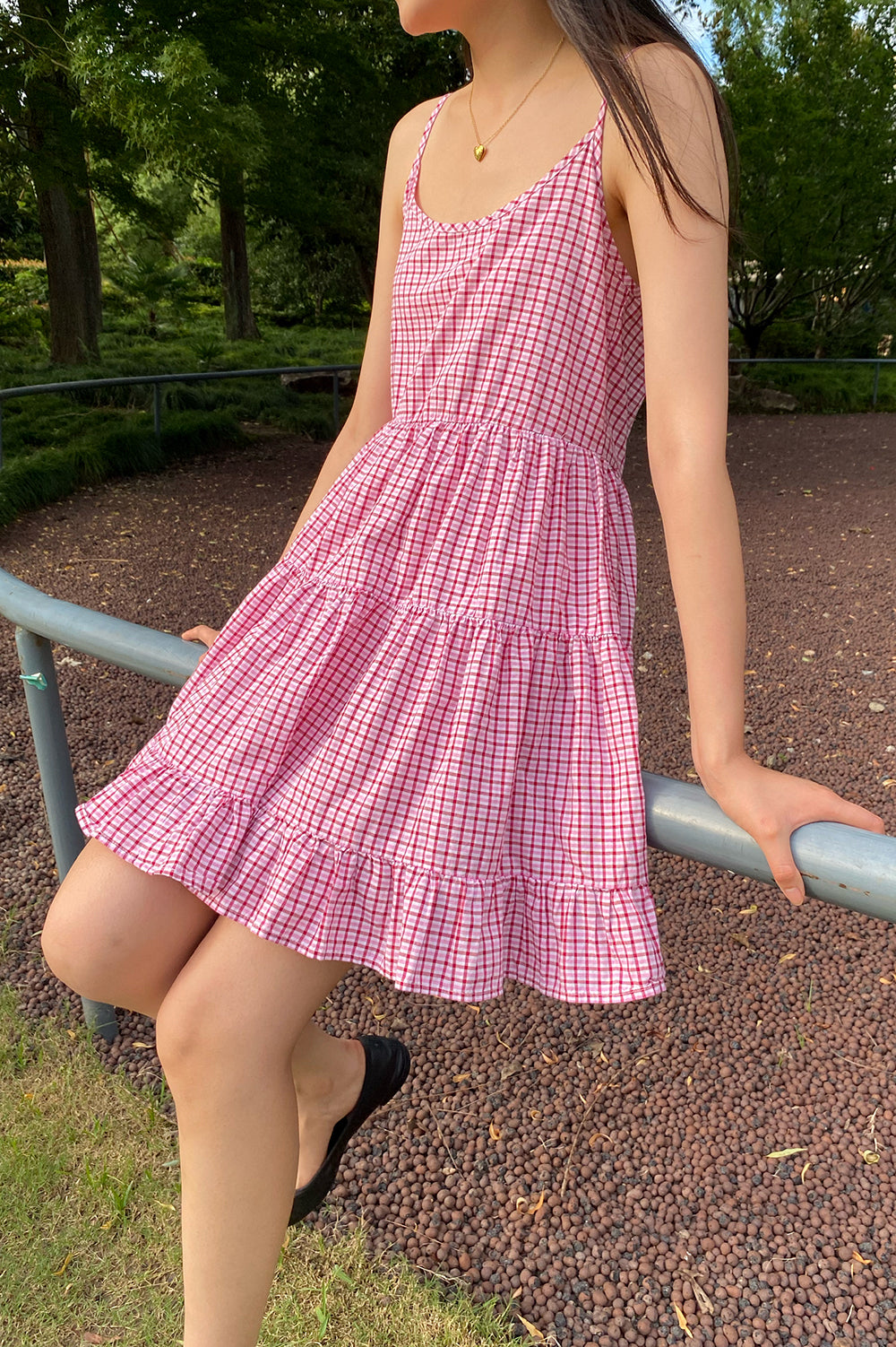 Arianna Plaid Dress – Brandy Melville Online Japan