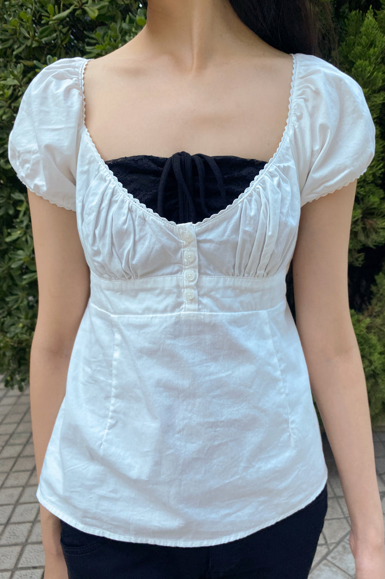 Thalia Top | White / XS/S
