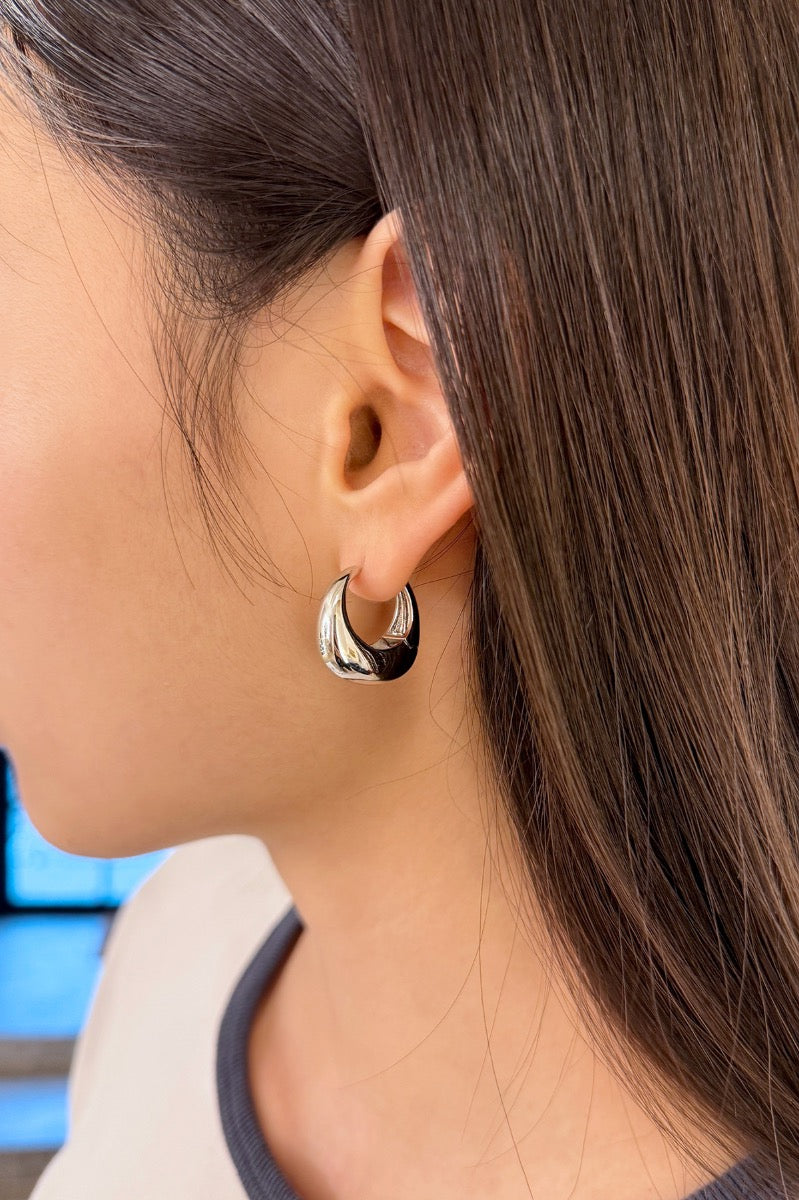 Thick Hoop Earrings – Brandy Melville Online Japan