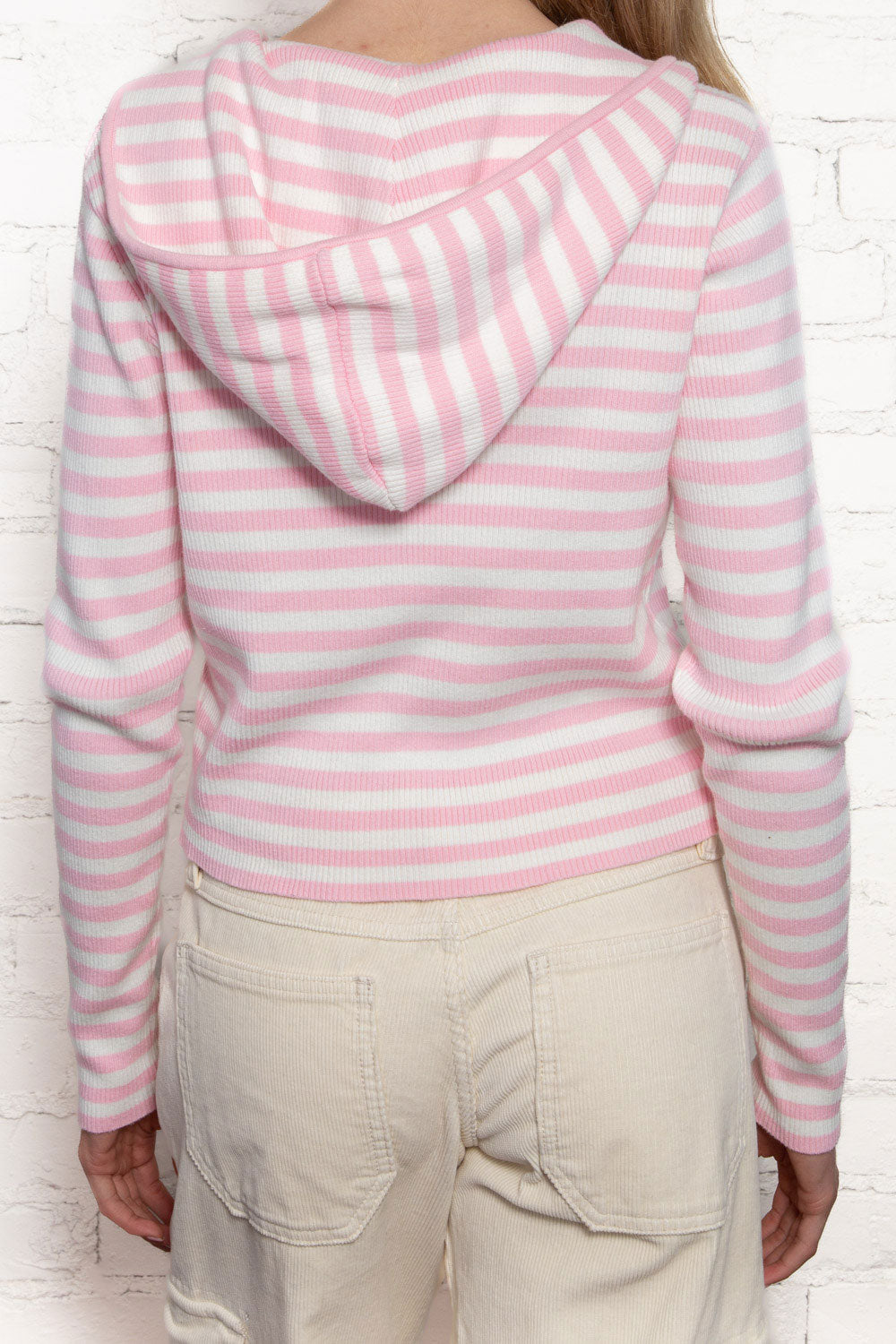 Light Pink and White Stripes 