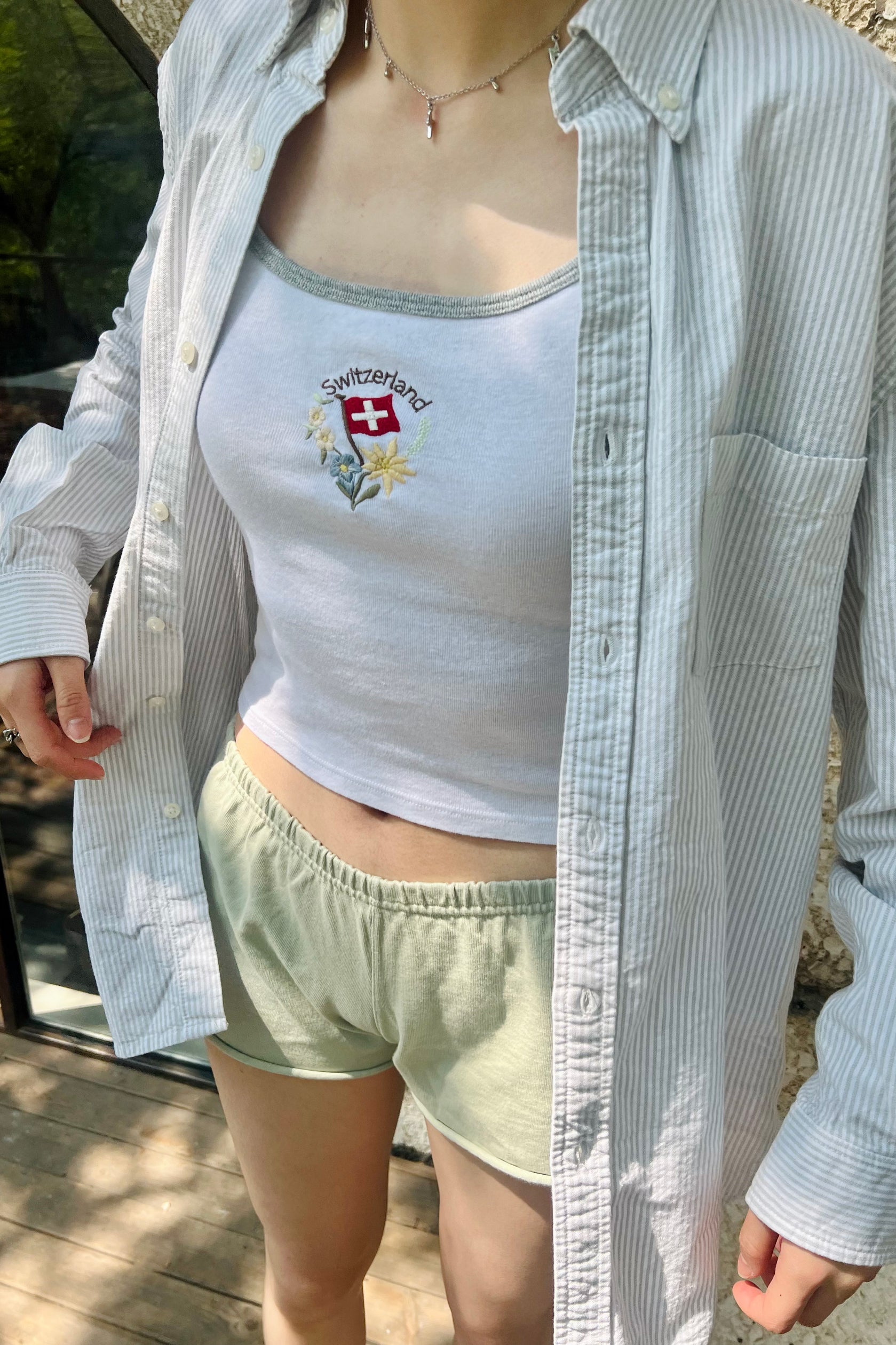 トップス s Stephanie Stripe Top – Brandy Melville Online Japan