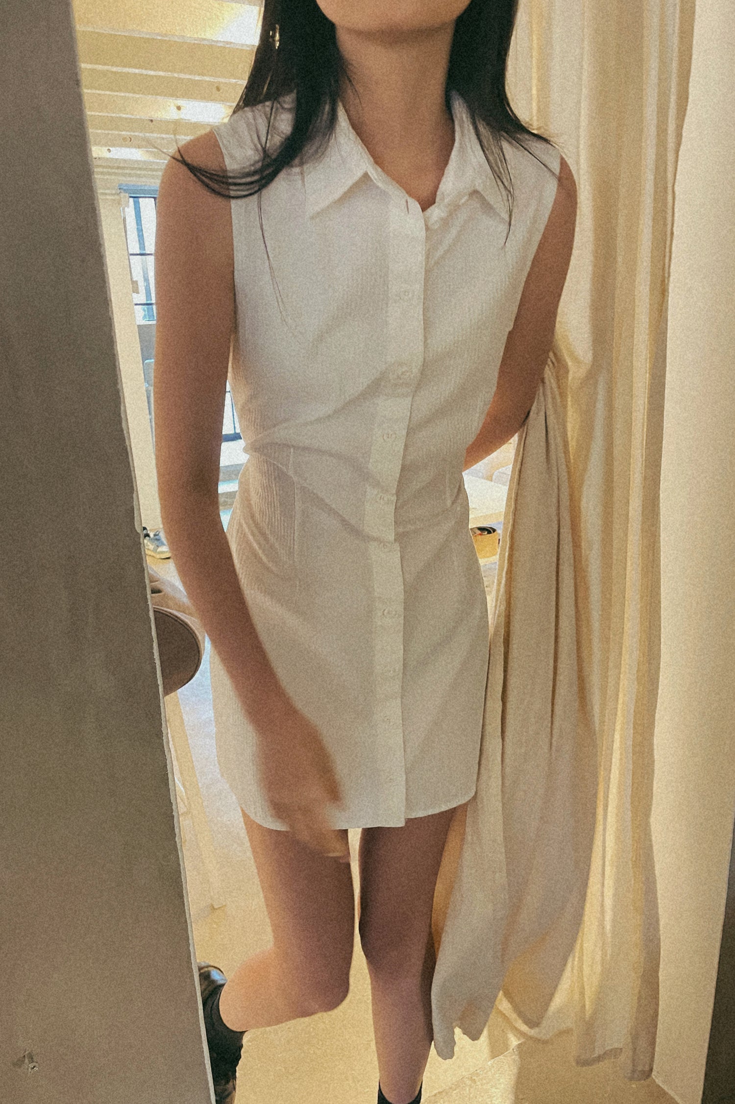 Caroline Dress | White / XS/S