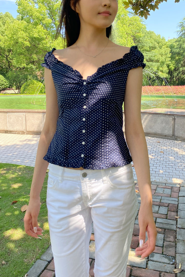 Elena Polka Dot Top | Elena Polka Dot Top