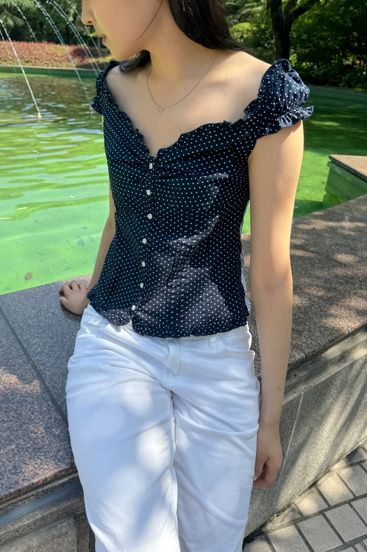 Elena Polka Dot Top | Elena Polka Dot Top