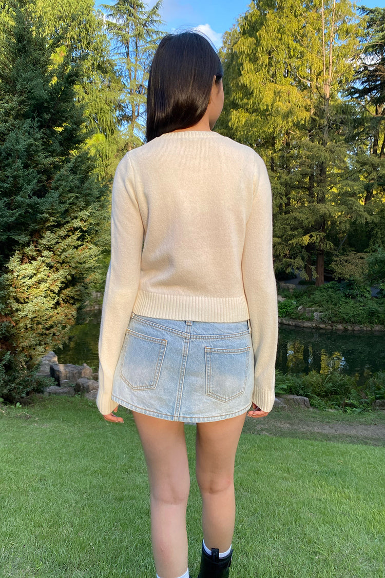 Martha Sweater | Ivory / XS/S
