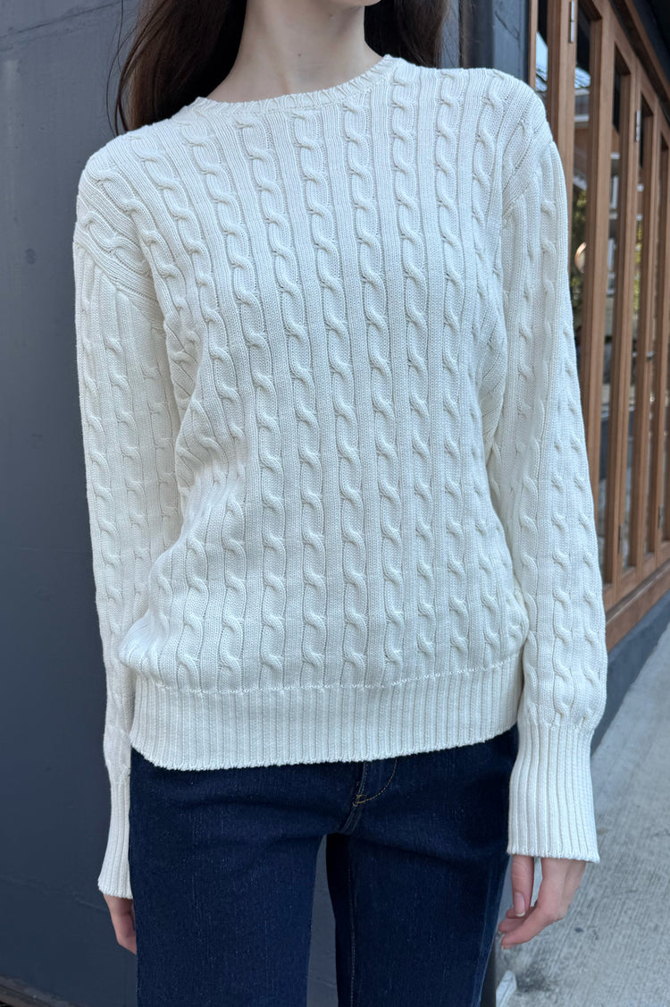 Marry Knit Sweater | Ivory / Regular Fit