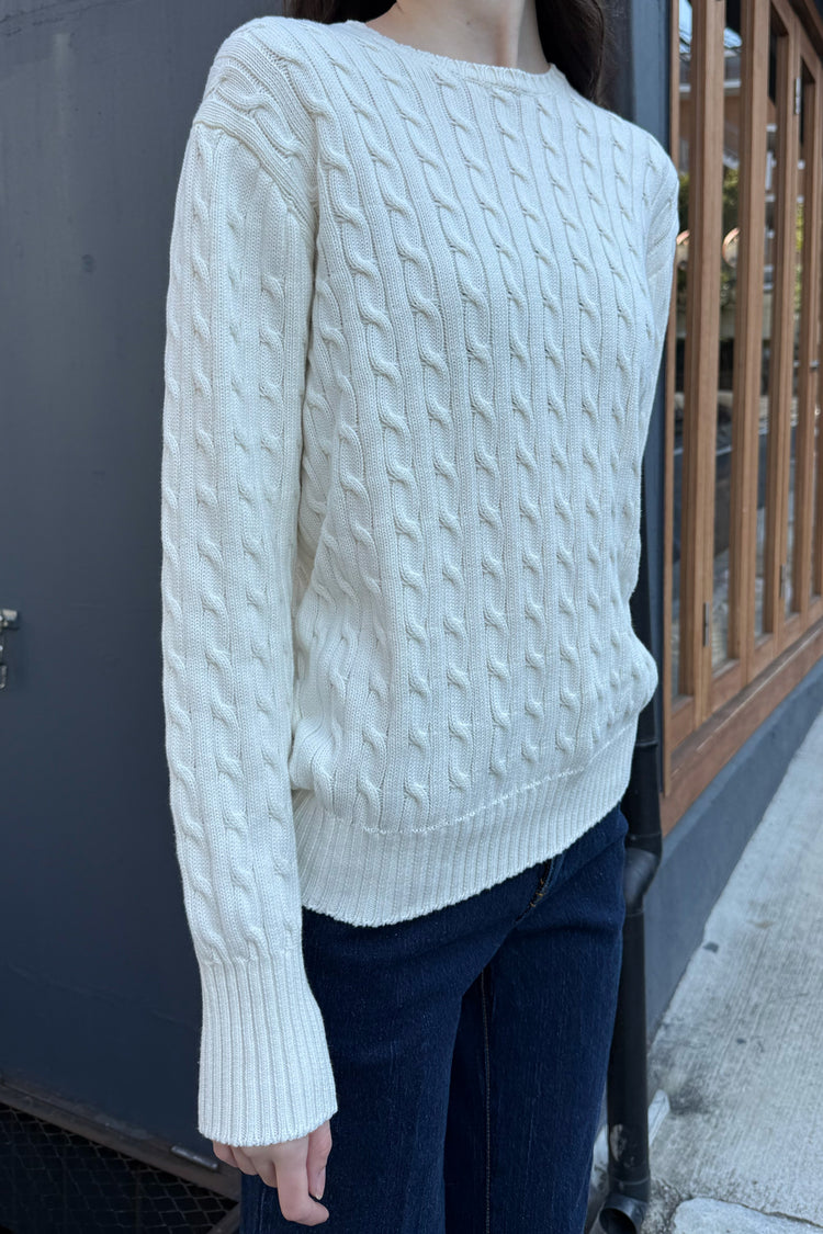 Marry Knit Sweater | Ivory / Regular Fit