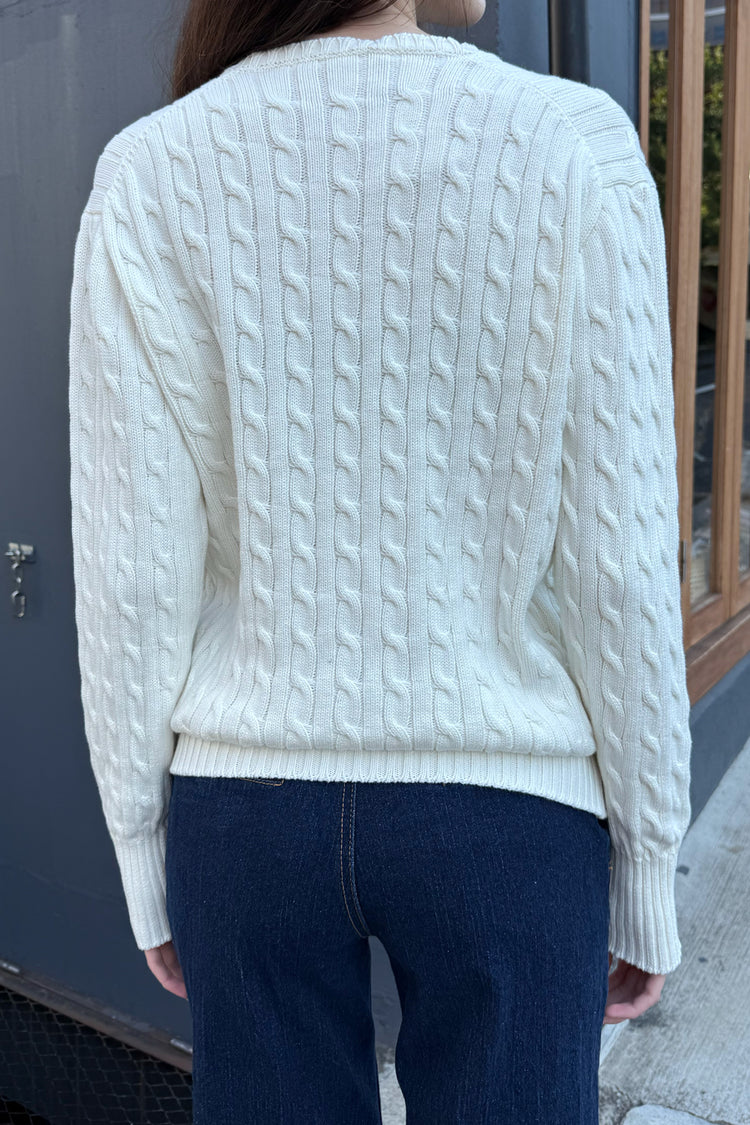 Marry Knit Sweater | Ivory / Regular Fit