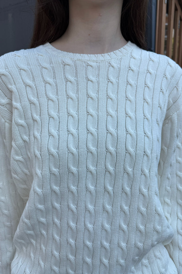 Marry Knit Sweater | Ivory / Regular Fit