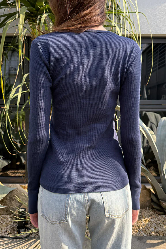 Ahern Thermal Top | Washed Navy / XS/S