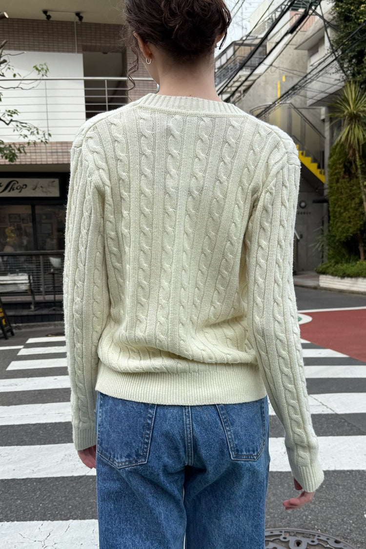 Kennedy Wool Sweater | Ivory