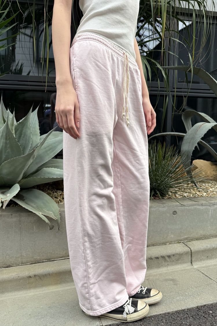 Anastasia Thick Sweatpants | Baby Pink / S