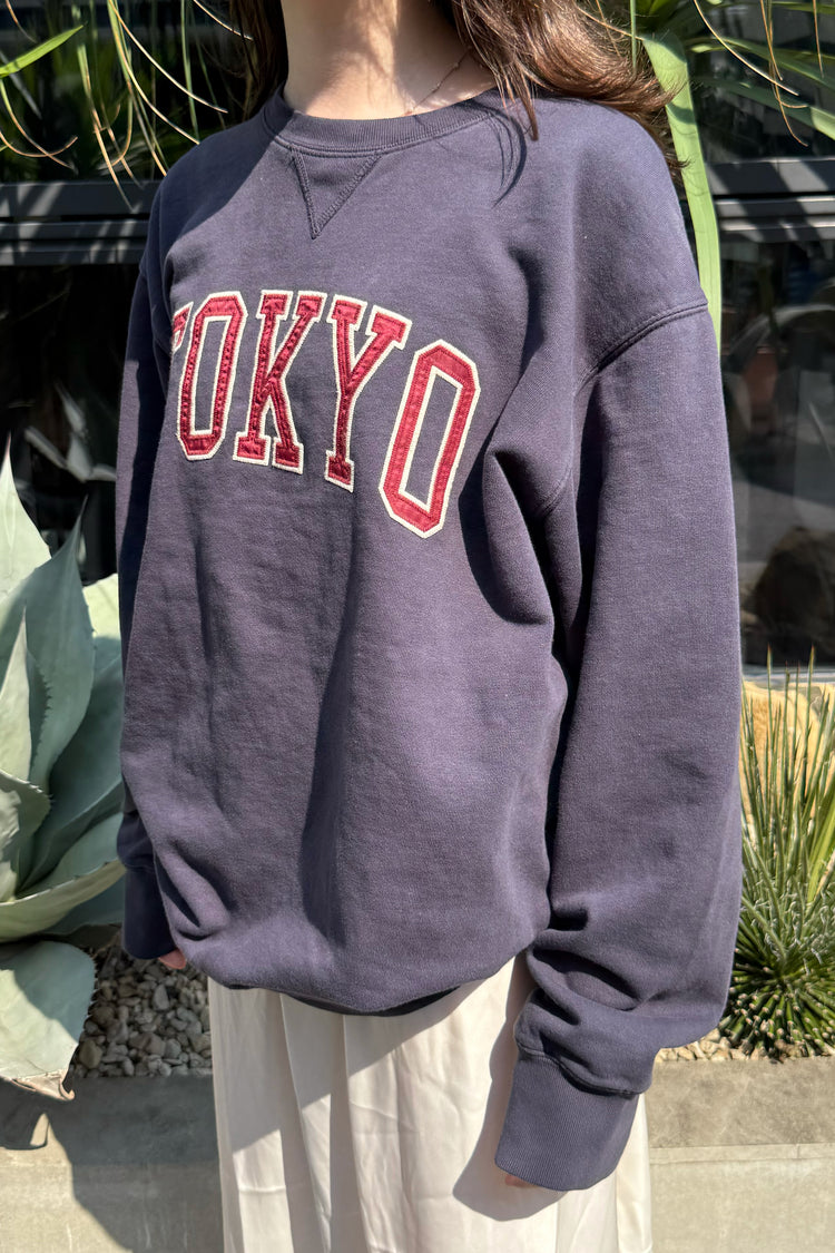 Erica Tokyo Sweatshirt | Washed Navy