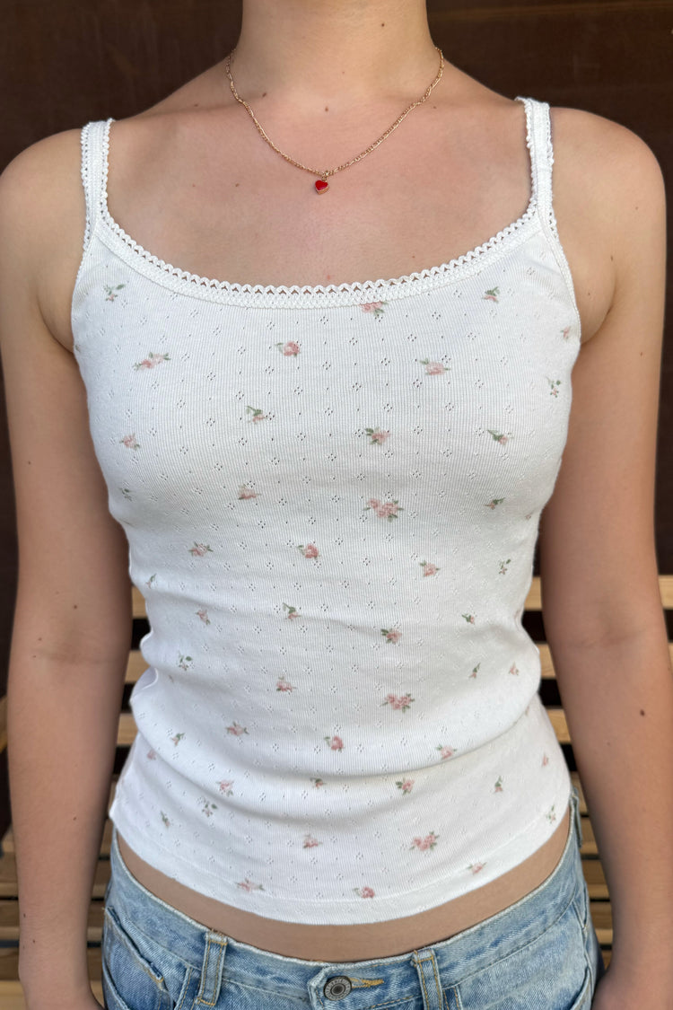 Skylar Floral Lace Tank Top | Skylar Floral Lace Tank Top