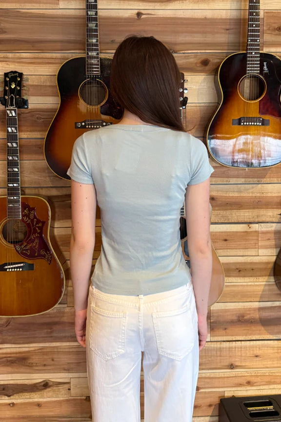 Hailie Top | Ash Blue / XS/S