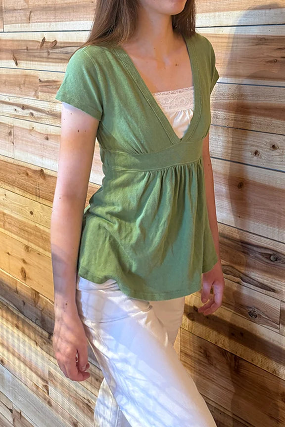 Naia Top | Green / XS/S