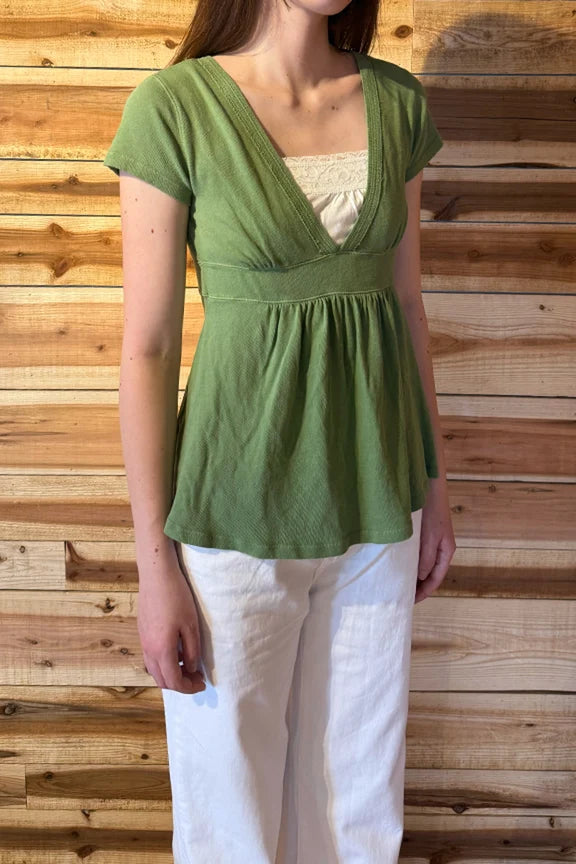 Naia Top | Green / XS/S