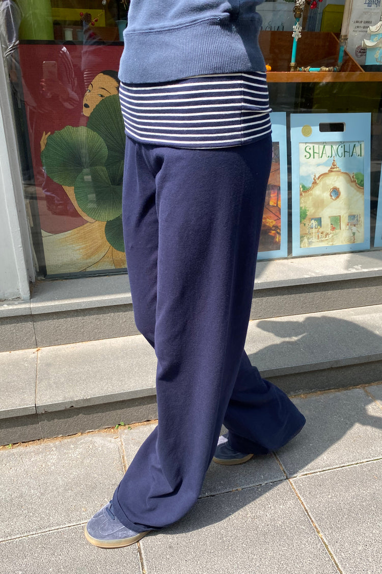 Priscilla Pants | Navy White Stripes PP / XS