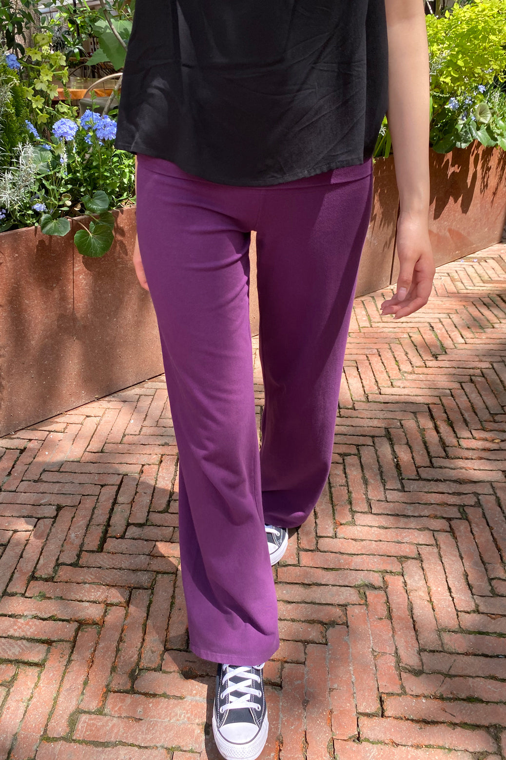 Priscilla Pants | Dark Magenta / XS