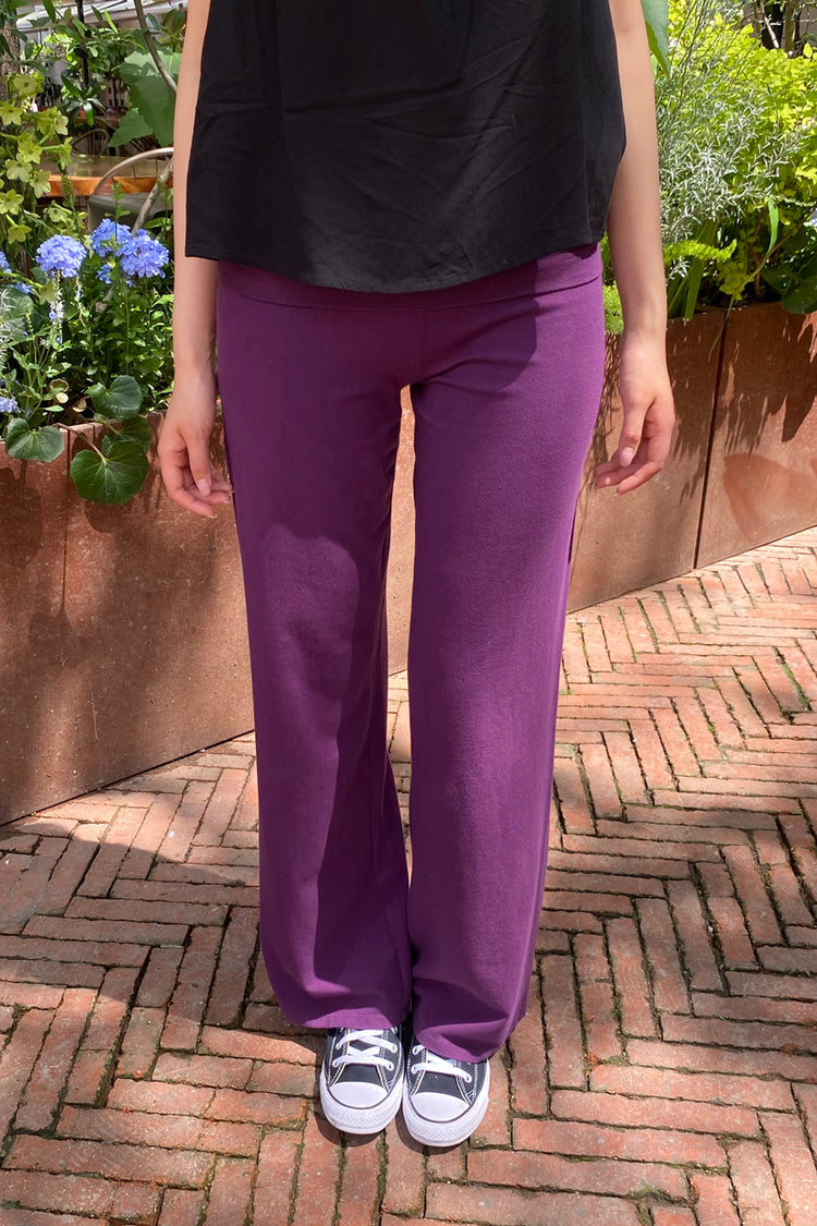 Priscilla Pants | Dark Magenta / XS