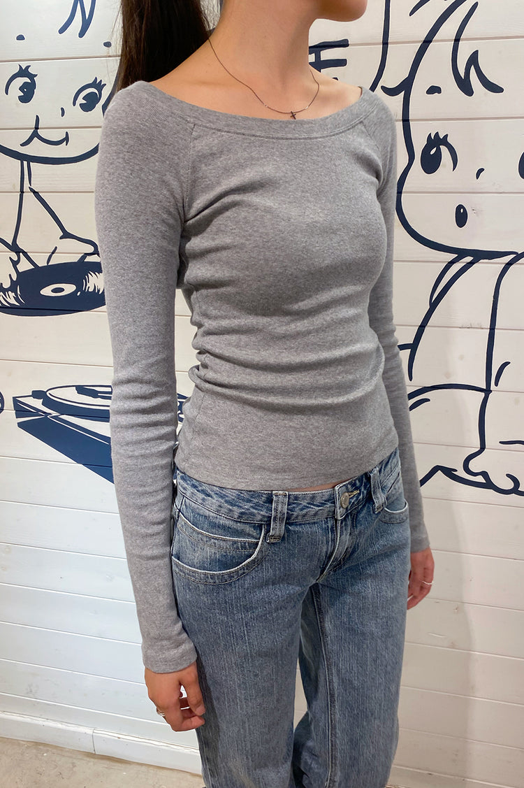 Mel Top | Light Grey / XS/S