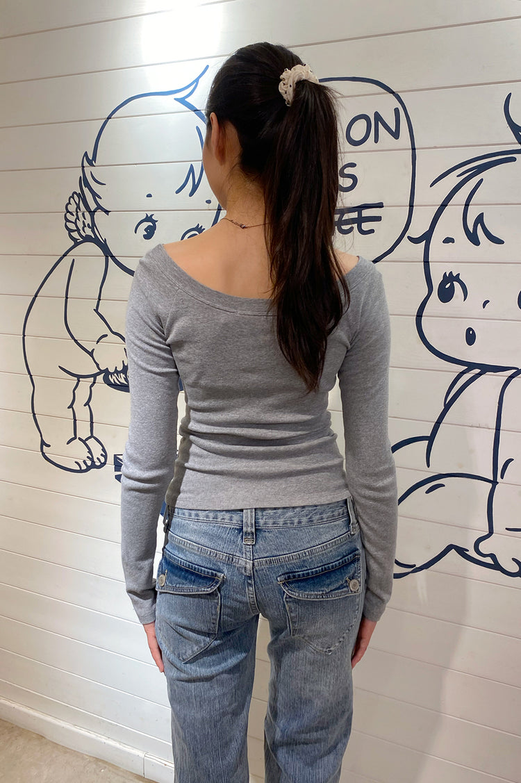 Mel Top | Light Grey / XS/S