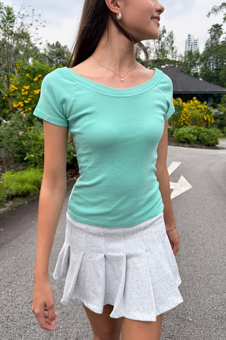 Ginny Top | Seafoam Teal / XS/S