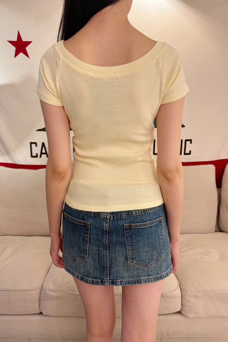 Ginny Top | Yellow / XS/S