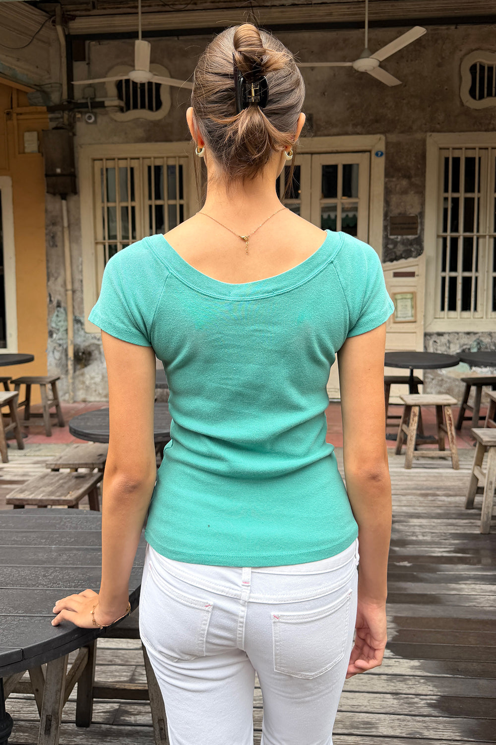 Ginny Top | Teal / XS/S