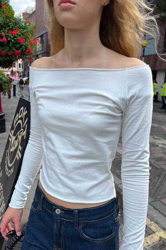 Bonnie Top | Ivory / S