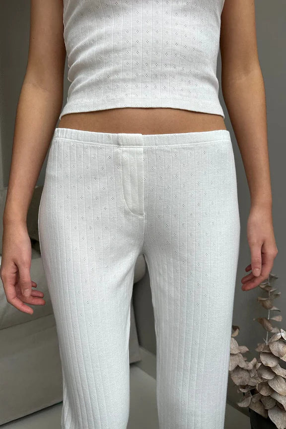 KEIRA EYELET SWEATPANTS | KEIRA EYELET SWEATPANTS