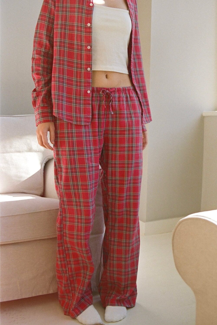 Noelia Plaid Pants | 
