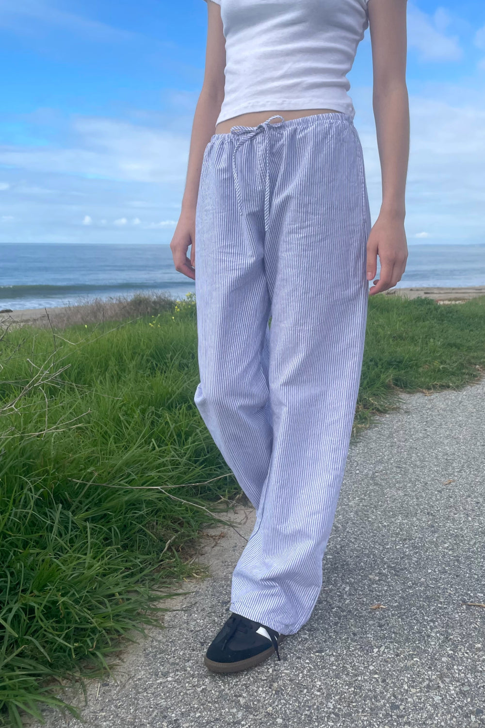 Marie Lou Linen Pants – Brandy Melville Online Japan