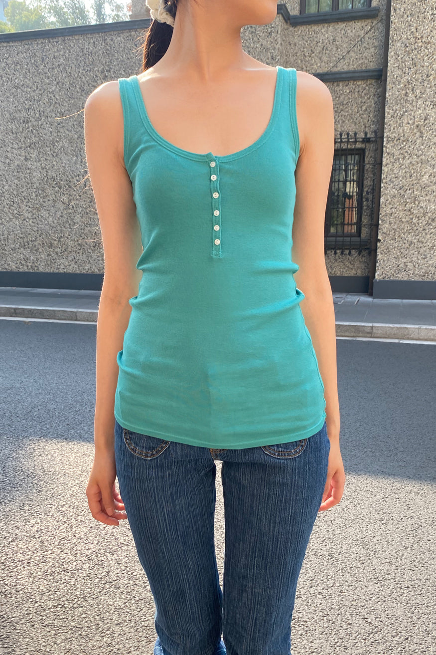 Dails Tank | Turquoise / XS/S
