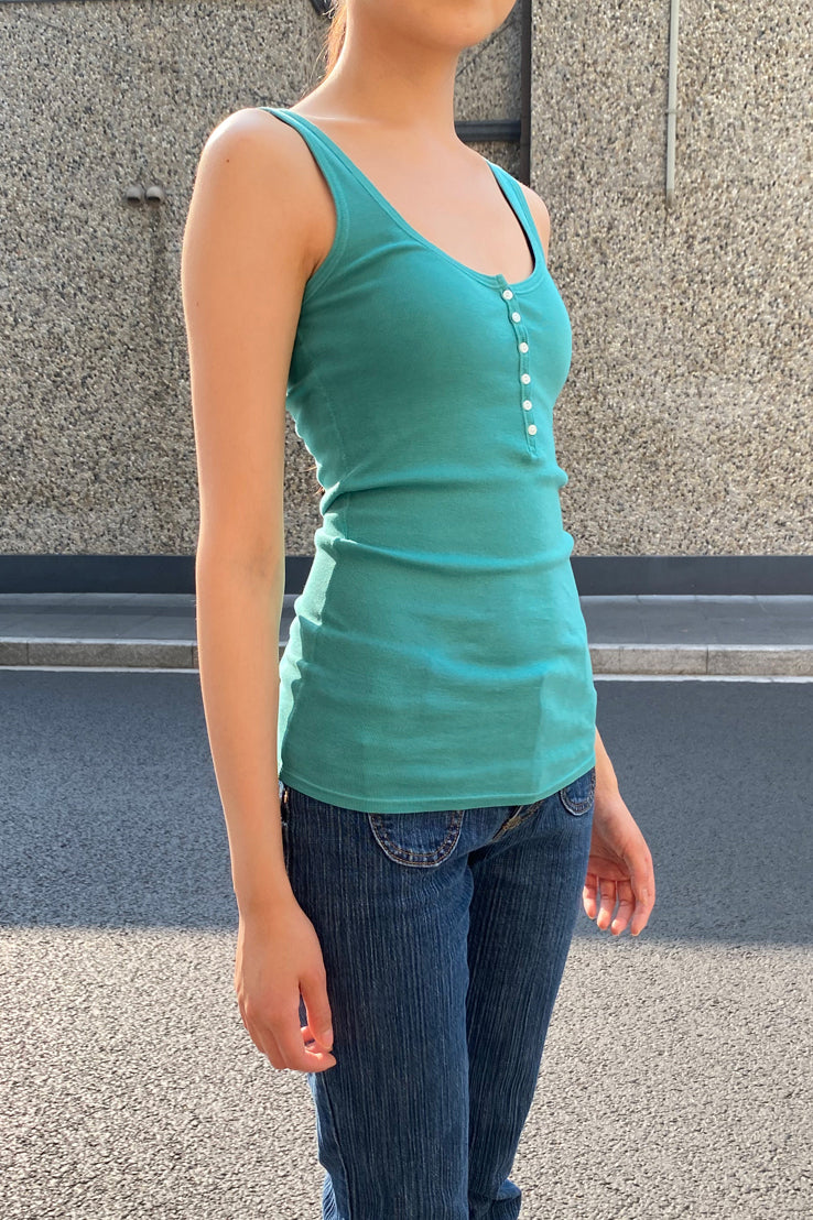Dails Tank | Turquoise / XS/S