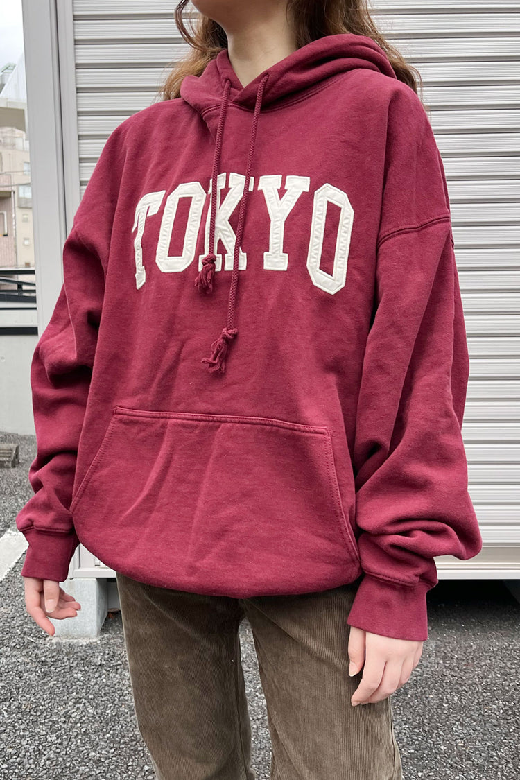 Christy Tokyo Hoodie | Burgundy