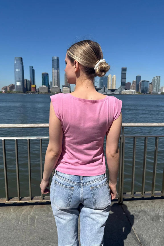 Amara Top | Bubblegum Pink / XS/S