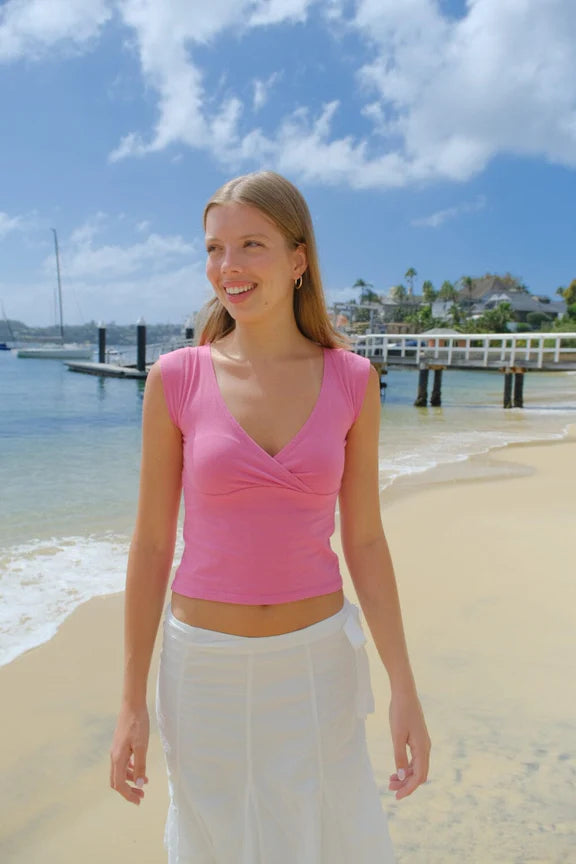 Amara Top | Fuchsia / XS/S