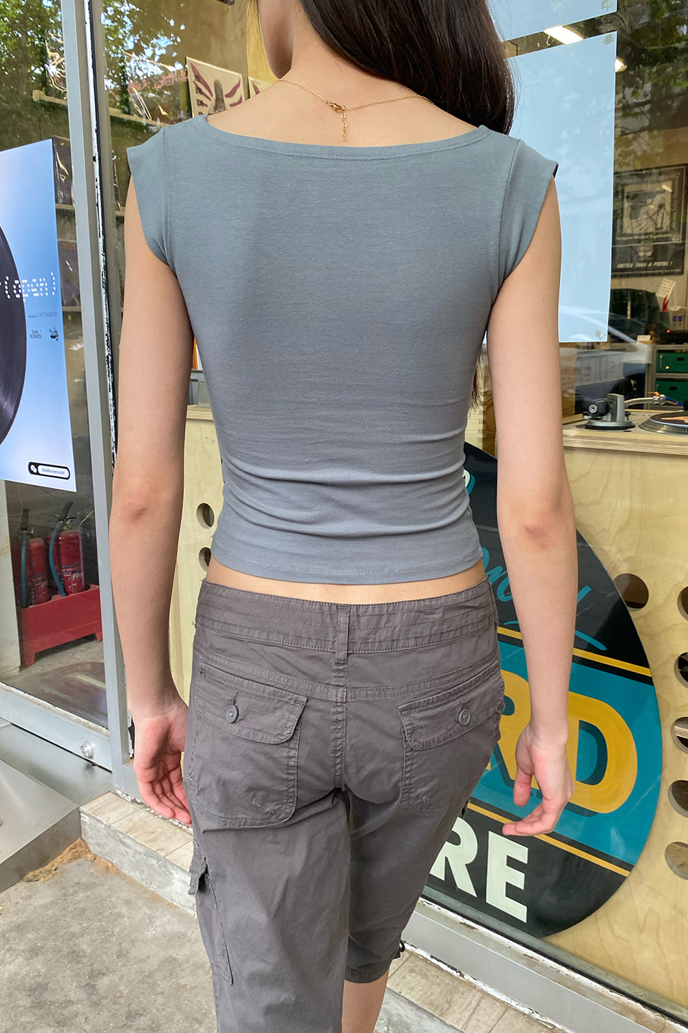 Amara Top | Ash Grey / XS/S