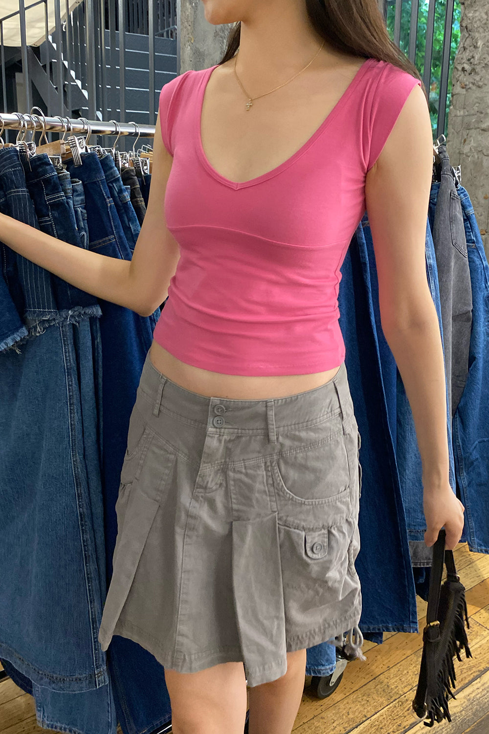 Amara Tank | Fuchsia / XS/S