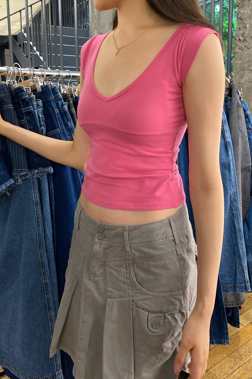 Amara Tank | Fuchsia / XS/S