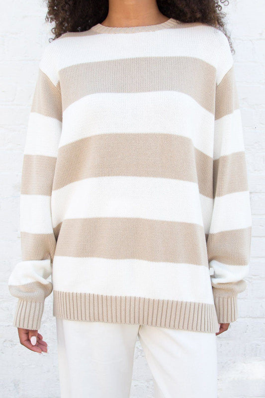 Latte Ivory Stripes 