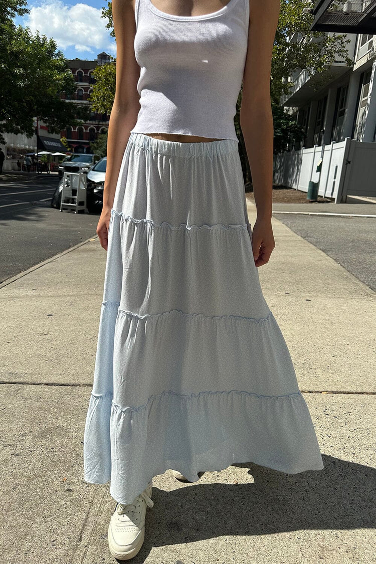 【rosymonster】ohana kurage organdie skirt Izzy Floral Skirt – Brandy Melville Online Japan