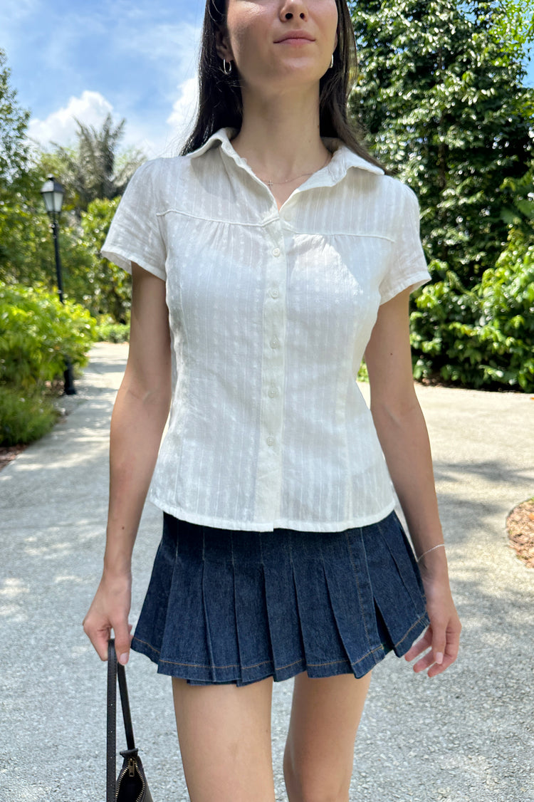 Teagan Top | White / XS/S