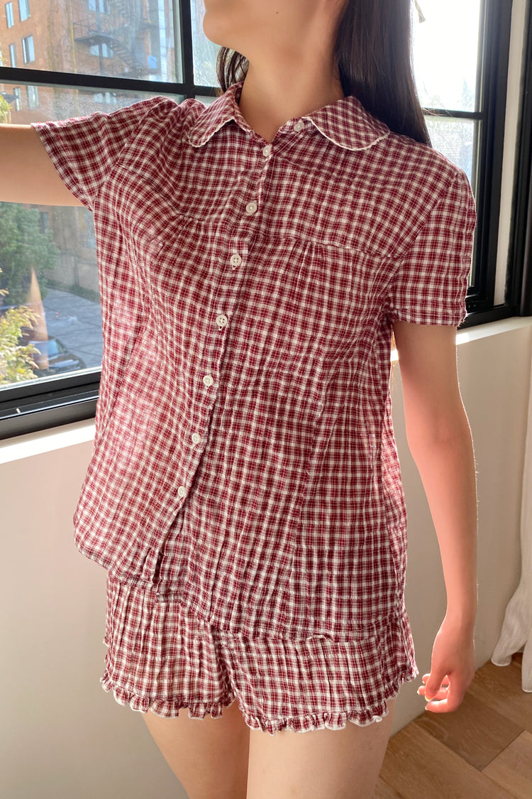 Teagan Plaid Top | Teagan Plaid Top