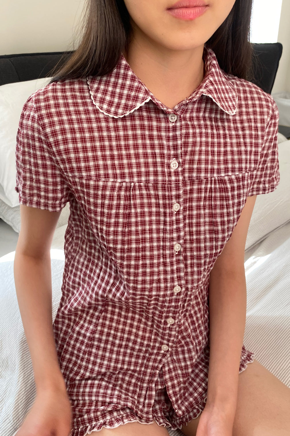 Teagan Plaid Top | 