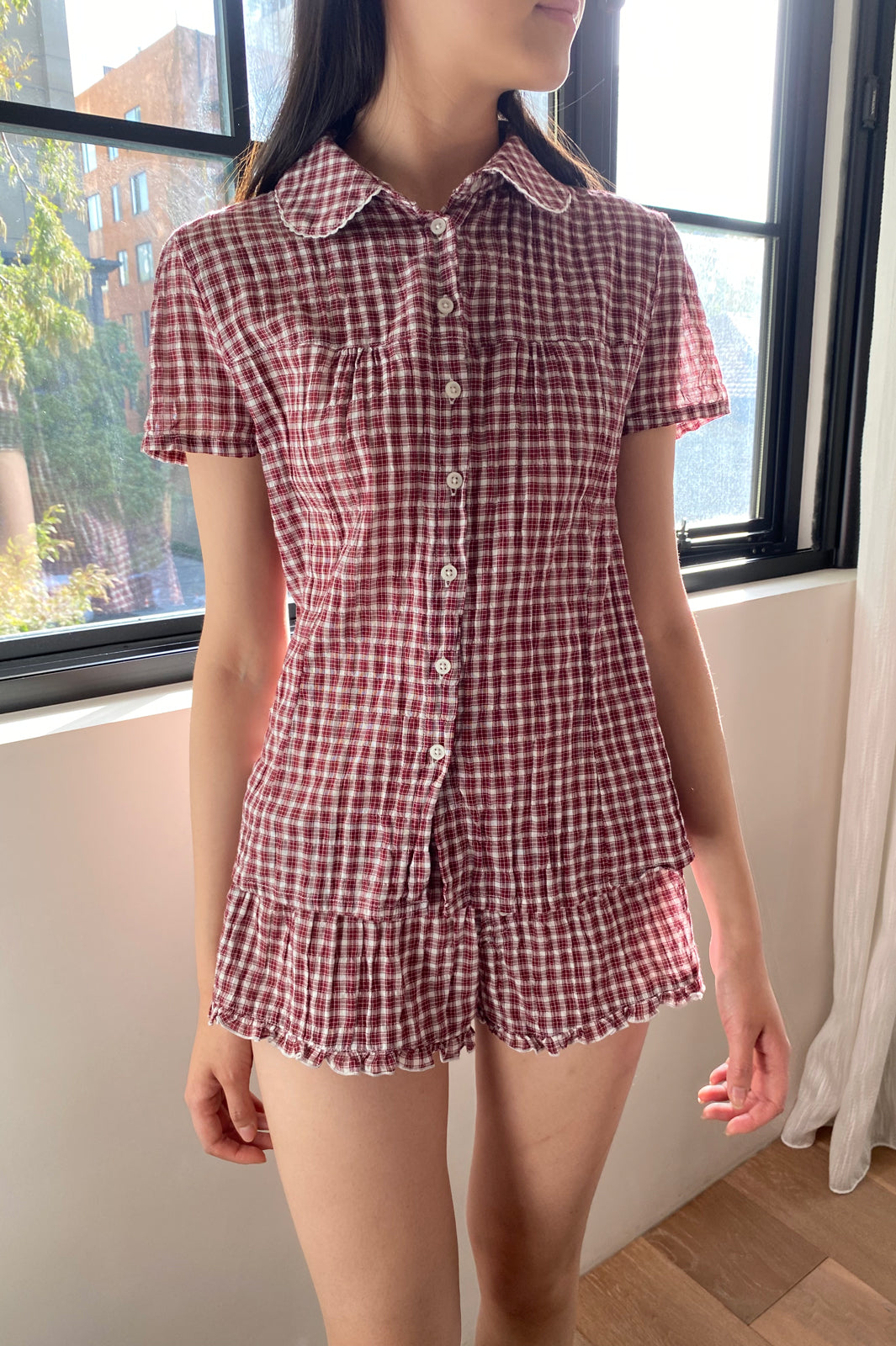 Teagan Plaid Top | 