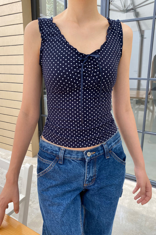 Malena Polka Dot Top