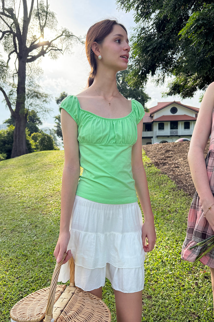 Casey Top | Pastel Green / XS/S